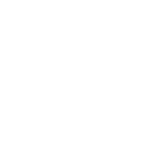 Icono blanco de un niño con obesidad