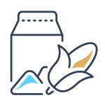 Icono color alimentos con gluten