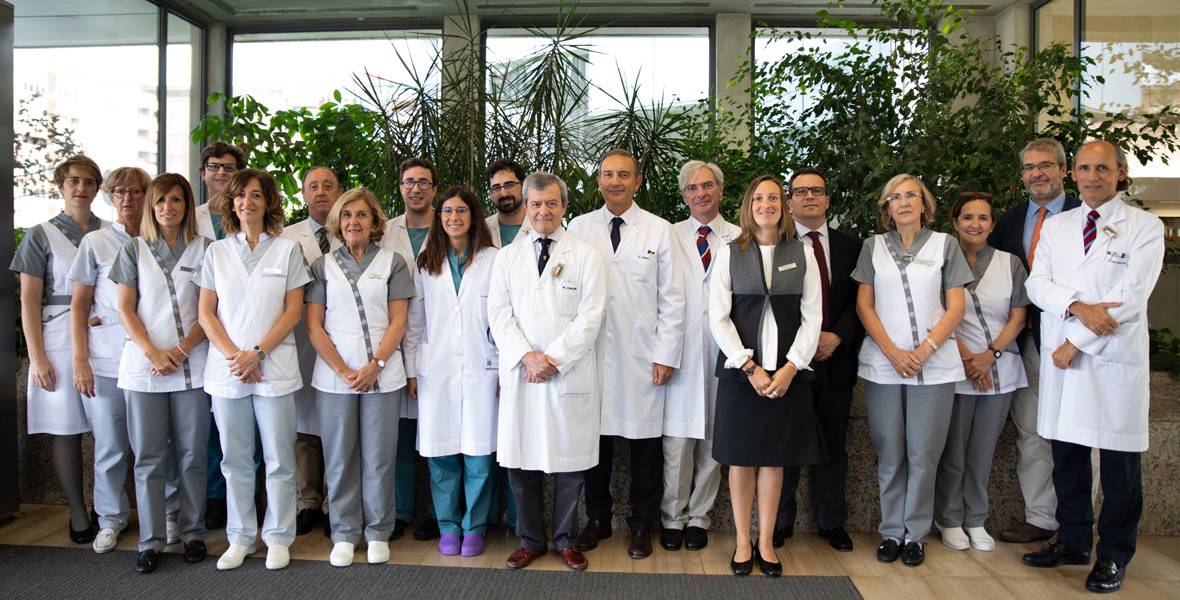 Imagen del equipo del Departamento de Urología de las dos sedes de la Clínica Universidad de Navarra.