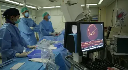 <p>Sala de hemodinámica&nbsp;</p>