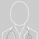 Avatar gris silueta médico o doctor.