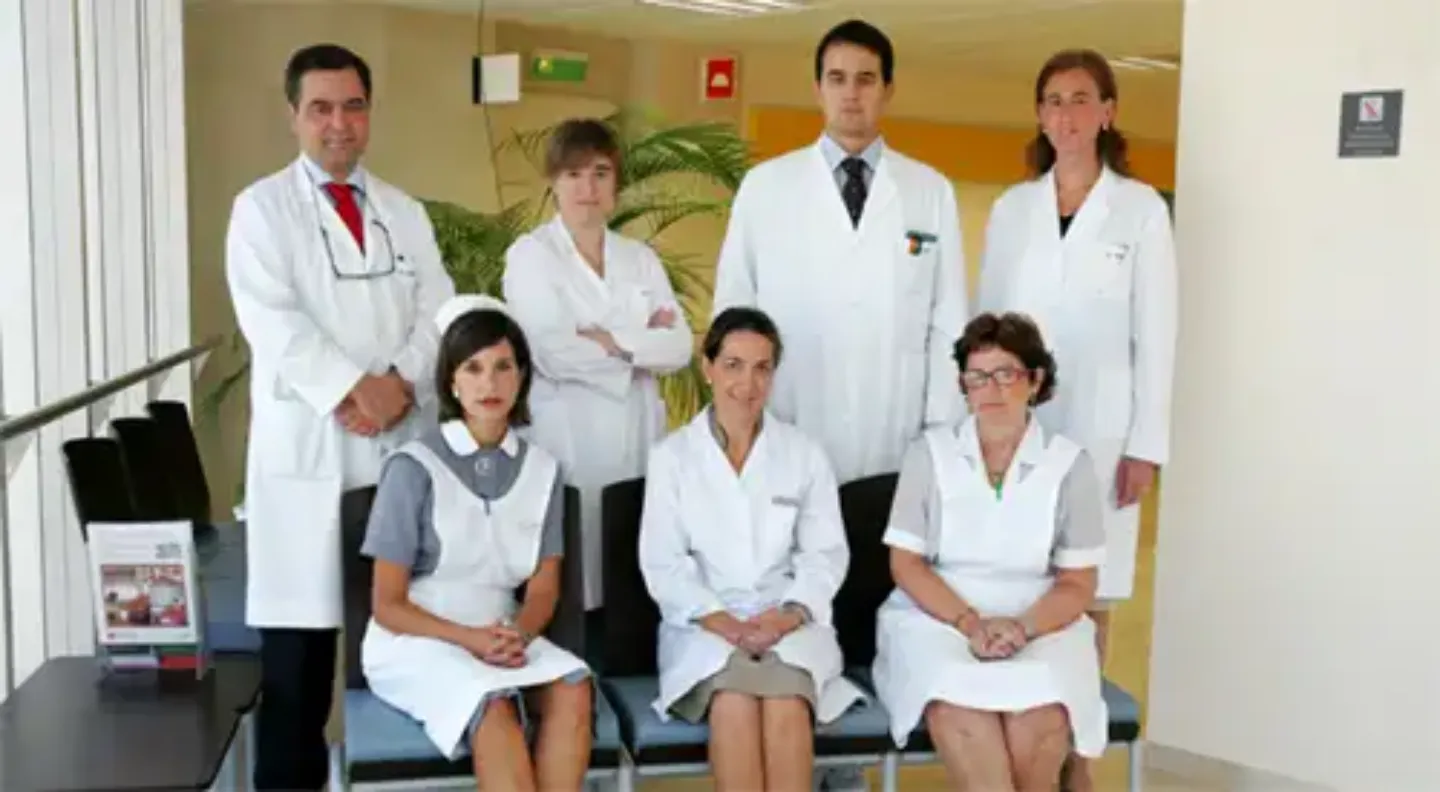 <p>Imagen del equipo que atendi&oacute; a Isidoro Bejarano</p>