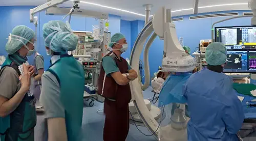 Imagen de Enfermería. Sala de Hemodinámica. Clínica Universidad de Navarra