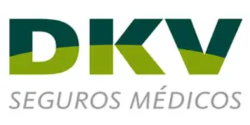 <p>Imagen del logotipo de la aseguradora DKV, compañía aseguradora con cobertura de asistencia médica total en la Clínica Universidad de Navarra&nbsp;</p>