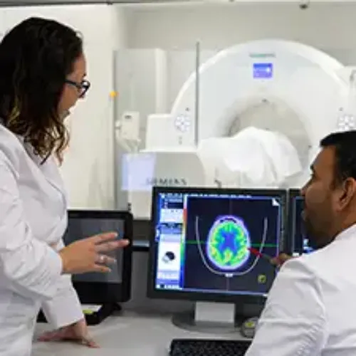 Imagen del PET. Tecnología. Departamento de Neurología. Clínica Universidad de Navarra