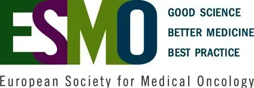 Imagen del logotipo de la Sociedad Europea de Oncología (ESMO) que ha acreditado al Departamento de Oncología Médica de la Clínica.