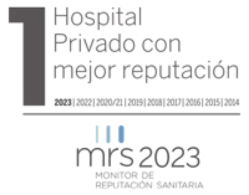 Imagen logotipo Mejor Hospital Privado de España. MRS 2023