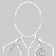 Avatar gris silueta médico o doctor.