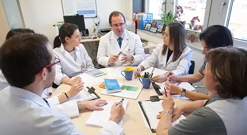 <p>Equipo de trabajo de la Unidad de Medicina Paliativa de la Clínica Universidad de Navarra</p>