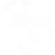 Icono blanco corazón