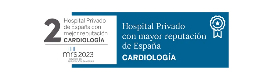 MRS 2023. Mejor hospital privado en Cardiología. Clínica Universidad de Navarra