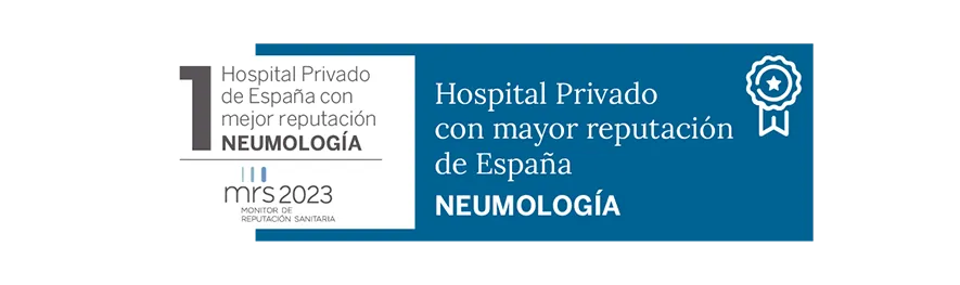 MRS 2023. Mejor Hospital Privado en Neumología. Clínica Universidad de Navarra